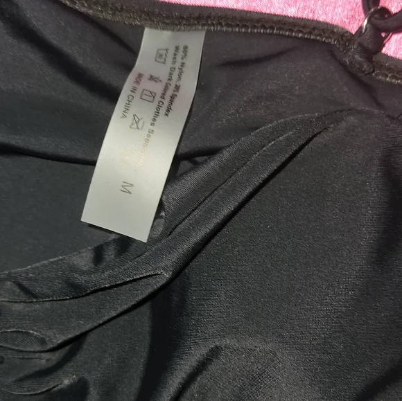 Viottiset Women's Cut Out Drawstring One Piece Swimsuit Cheeky High Cut Swimsuit - Picture 4 of 4